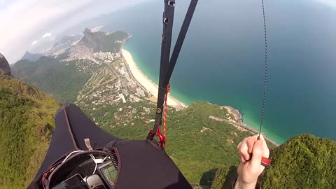 Speed flying, paragliding and wingsuit BASE jumping compilation