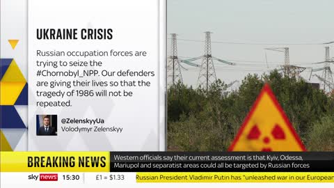 BREAKING_ Russia 'trying to seize Chernobyl nuclear power plant' - Ukrainian Pre (1)