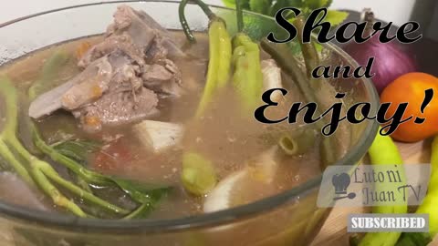 How to cook pork sinigang