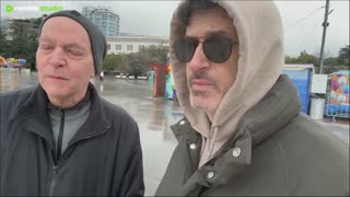 [STRICKERTV LIVE AUS DER UKRAINE] Am Hafen von Jalta mit Hanspeter Rikli