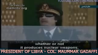 Gaddafi on the JFK Assassination