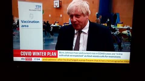 Boris on Sky News - Get your booster jabs even though you can still get infected and infect others