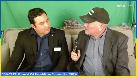 DO NOT TALK Live at CA Republican Convention 2024 with JOSHUA RODRIGUEZ