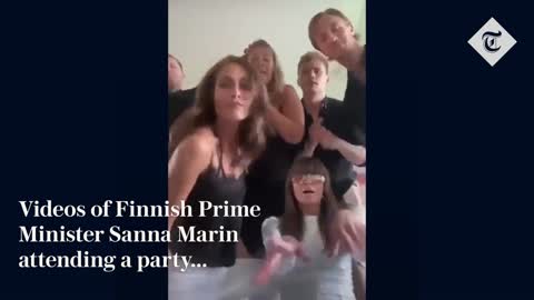 Finnish PM Sanna Marin parties hard at private event in leaked social media videos