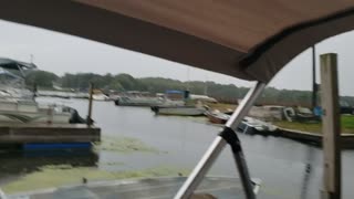 Warming up and running the bilge.