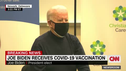 Joe Biden receives first dose of Covid-19 vaccine, exactly at 3.22