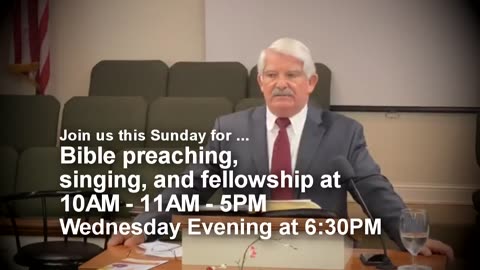 10/01/2023. Iron Hill Baptist Church Morning Worship: Pastor Dan Guider preaching. 11AM EST