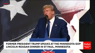 Trump Celebrates 'Very Tall Son' Barron Graduating From High School In Minnesota GOP Speech