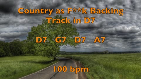 D7 Country as F**k Backing Track 100 bpm