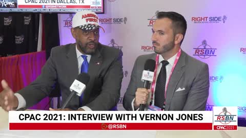 Interview with Vernon Jones at CPAC 2021 in Dallas 7/11/21