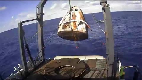 SpaceX crew dragon Returns from space Station