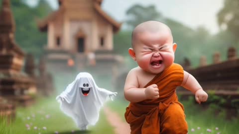 Little monk so cute viral video