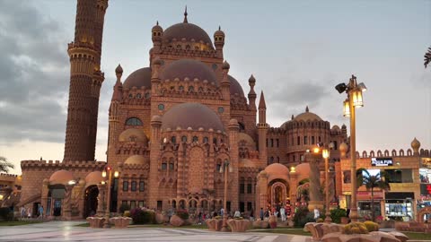 Quran Karim | Al Fatiha | Background: Al Sahaba Mosque - Sharm El Sheikh