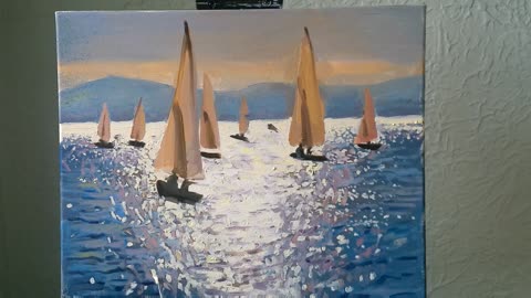 Shorts version of the Sail Boat Painting