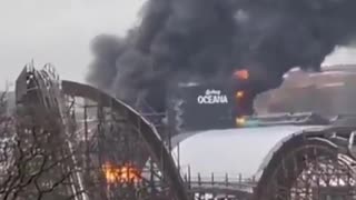 Large fire breaks out at Sweden's biggest amusement park in Gothenburg