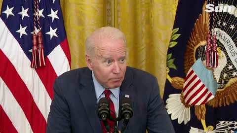 Joe Biden labelled ‘creepy’ as he whispers repeatedly