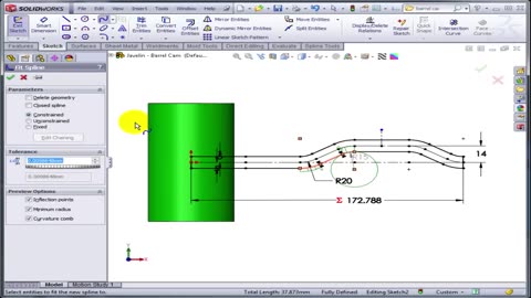 Model a Barrel Cam in SolidWorks