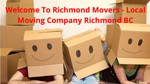 Best Mover in Richmond, BC