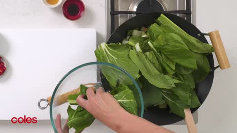 Chicken & Asian Greens Stir-Fry | Coles with the Heart Foundation