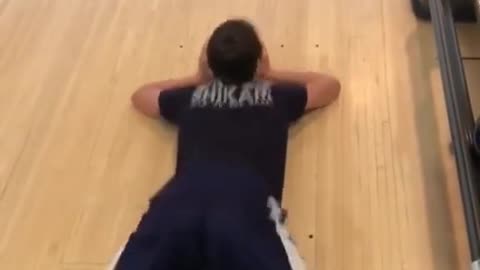 Very unique style of bowling