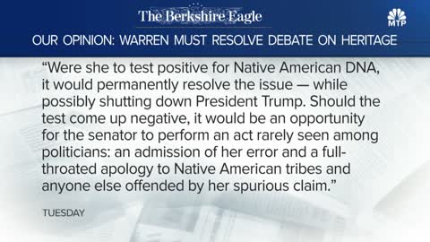 Warren defends claims of Native American ancestry: 'It's a part of me'