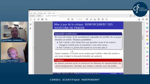 CSI n°26 - V. Pavan & Me Heringuez - Compléments / plainte contre X déposée par Reinfo Liberté