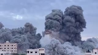 🚀🇮🇱 Israel War | IDF Airstrike Demolishes Building in Gaza | Snapmaps Footage | RCF
