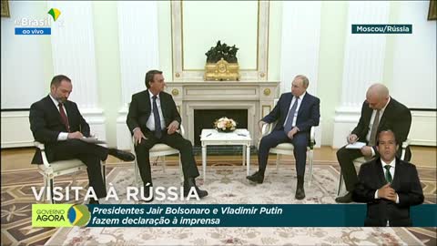Meeting of Presidents Jair Bolsonaro and Vladimir Putin