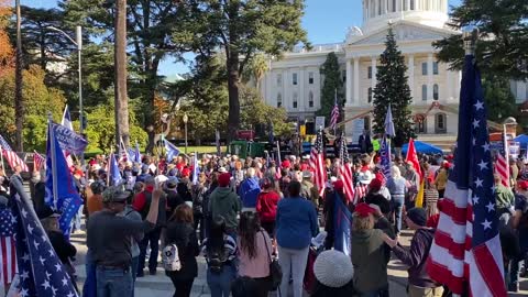 StopTheSteal _ California State Capitol Protest Sacramento, CA Week 4 November 28, 2020 IMG 2807