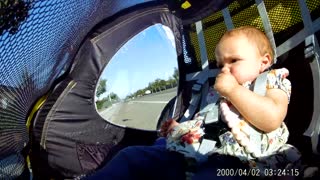 Family Ride Ends in Face Plant