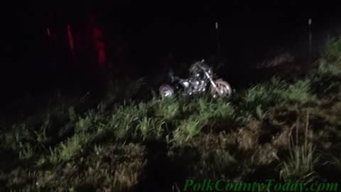 DRIVER KILLED IN MOTORCYCLE CRASH, GOODRICH TEXAS, 07/17/21...