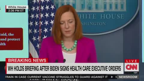 Biden's press secretary is deluding herself in defending executive orders in the US session