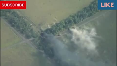 Shocking video from Ukraine:Ukrainian Artillery Annihilates Russian Column