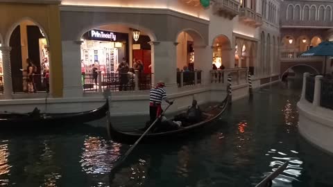 Gondola Ride at the Venetian Hotel LAS Vegas