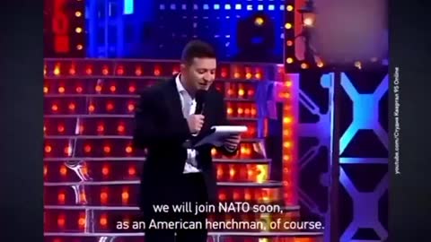 Ukraine President does Hitler Signs as part of Comedy Skit