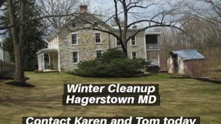 Winter Cleanup Hagerstown MD Lawn Service Landscaping Contractor