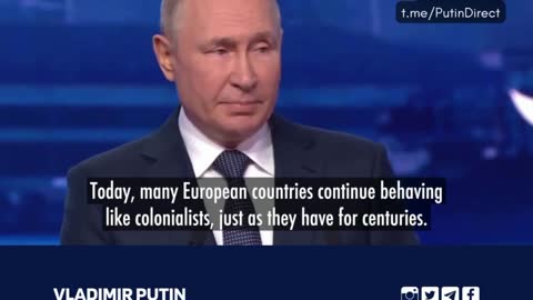 Putin suggests limiting the export of Ukrainian grain to Europe, accusing the EU of being “colonialists” for hoarding shipments and deceiving the poorest countries.