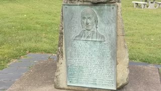 Pastor Al at the Leland-Madison Memorial Park in Orange, Virginia