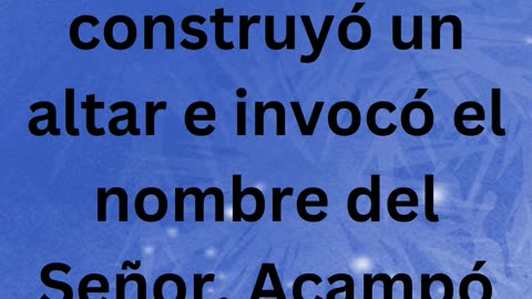 "Isaac edifica un altar en Beerseba y allí invoca el nombre del Señor"Genesis 26:25