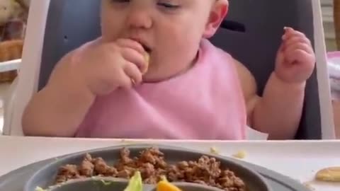 Cute chubby baby- Funny video