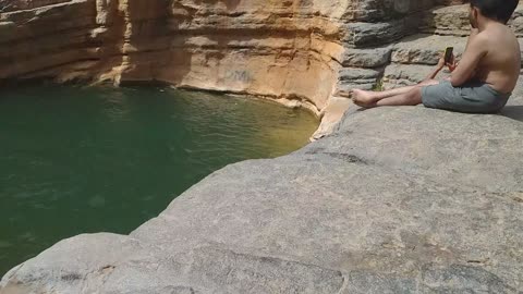 The most dangerous jumping on the water