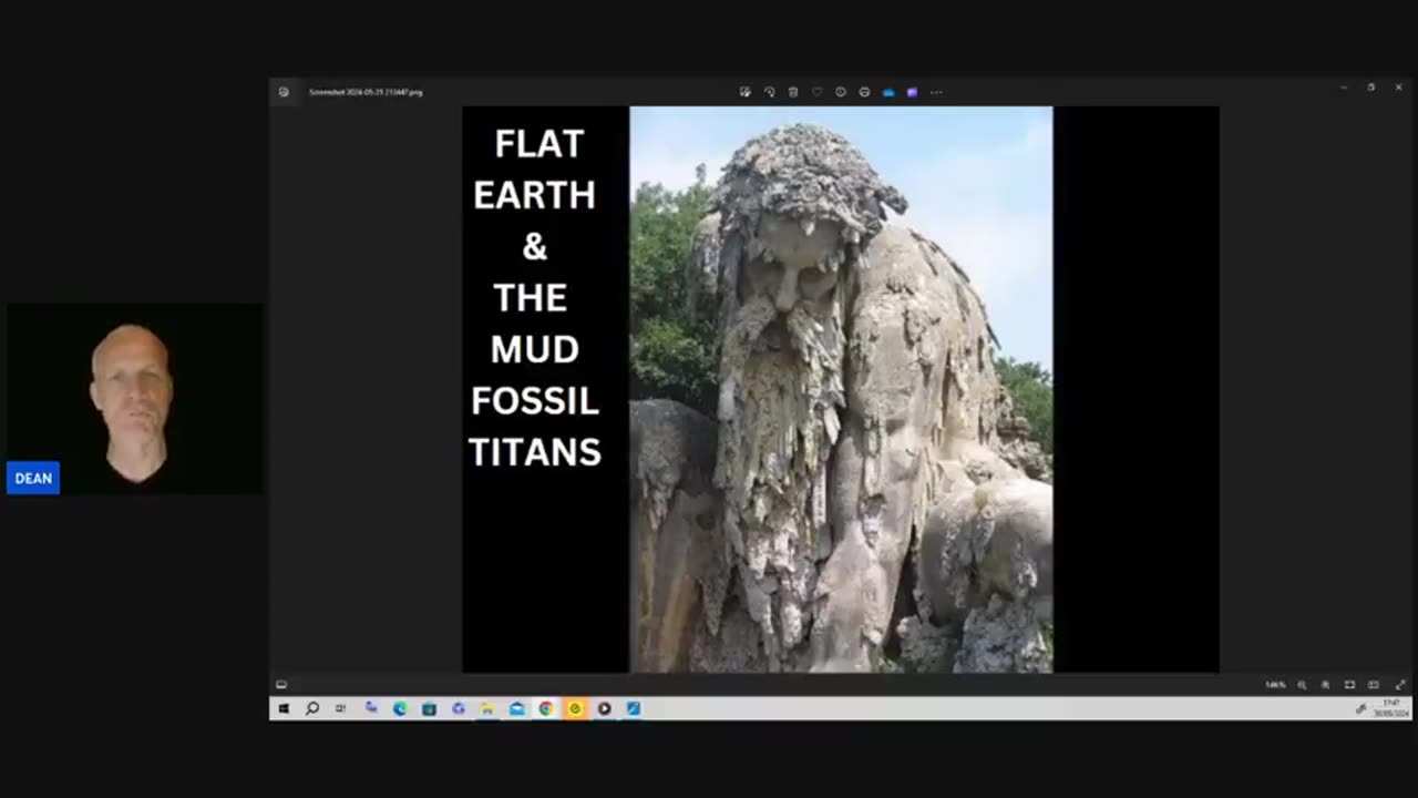 FLAT EARTH & THE MUD FOSSIL TITANS