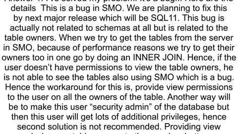 Schema objects not visible in SQL Server Management Studio 2008