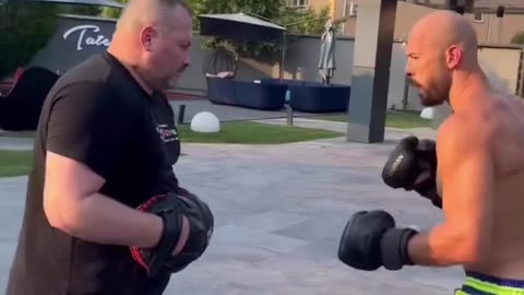 Andrew Tate’s Intense Boxing Training Master the Art of Combat