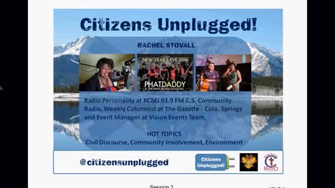 12 Dec 2017 Citizens Unplugged Radio Show - Rachel Stovall