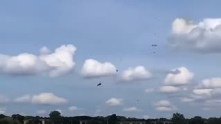 MiG-23 aircraft crashes during an air show in Michigan