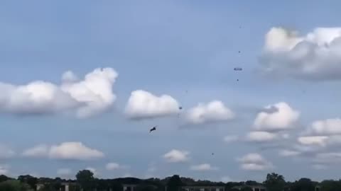 MiG-23 aircraft crashes during an air show in Michigan