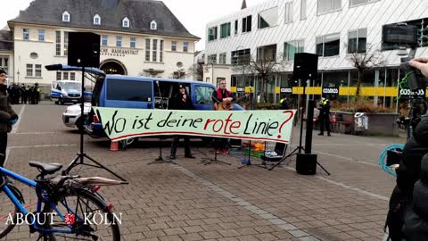 Demo am 25.12.2021 in Köln