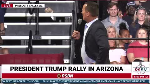 Ric Grenell at Trump Rally in AZ.
