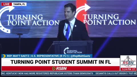 Matt Gaetz: the FBI lost Hunter Biden's laptop but we have it.